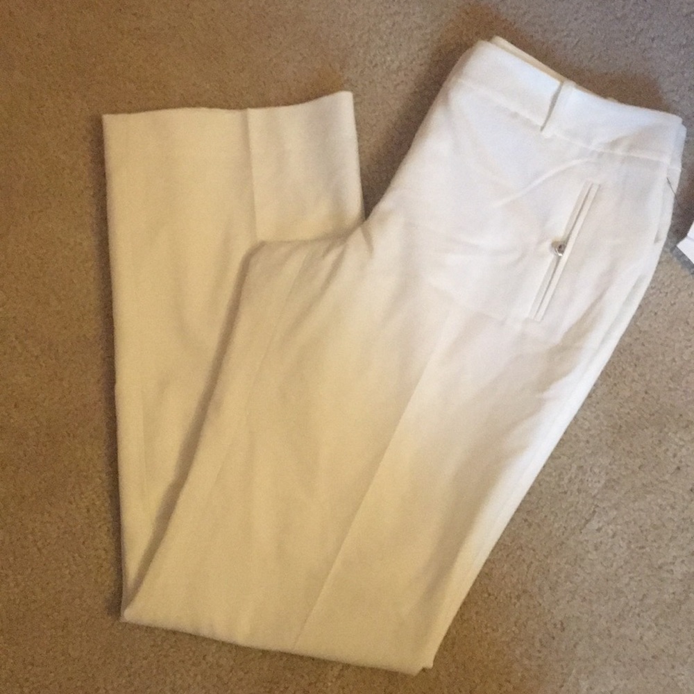 Never Worn - White Calvin Klein Slacks